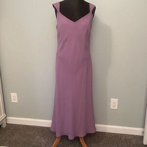 Evan Picone Women's Purple Beaded Chiffon Evening Dress Size 12 NWT